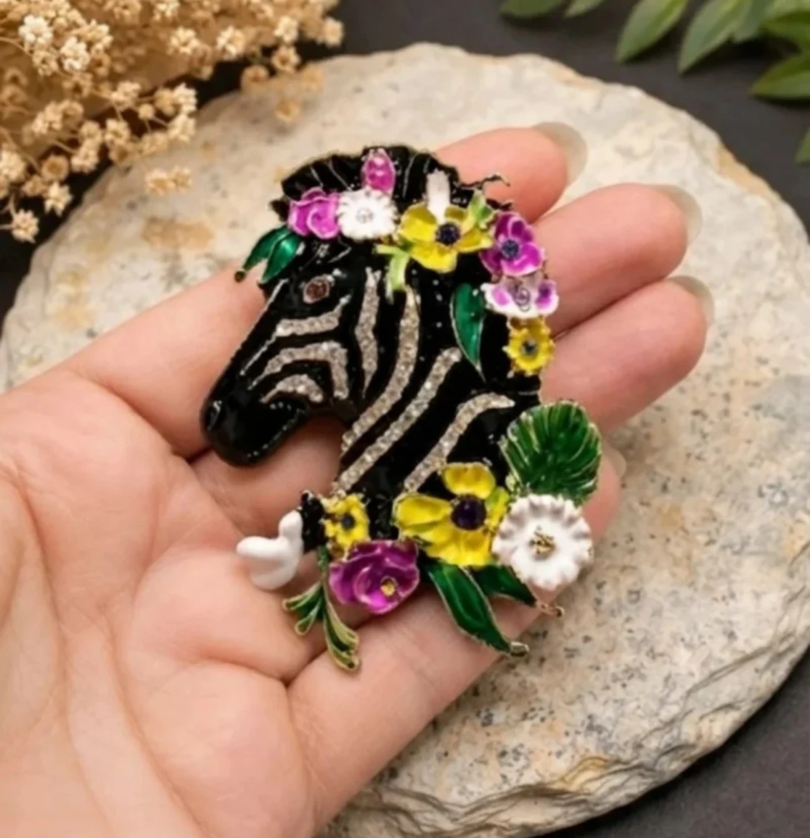 Broche zèbre – photo 2